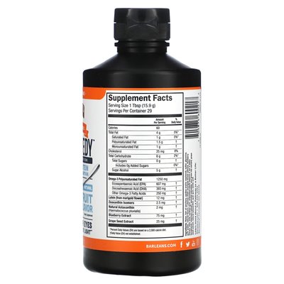 Barlean's, Really Delicious, Eye Medicine, Tangerine Cocktail, 16 oz (454 g)