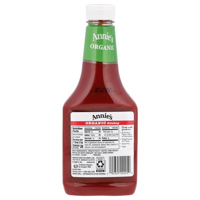 Annie's Naturals, Organic Ketchup, 24 uncje (680 g) Annie's Naturals, Organic Ketchup, 24 uncje (680 g)