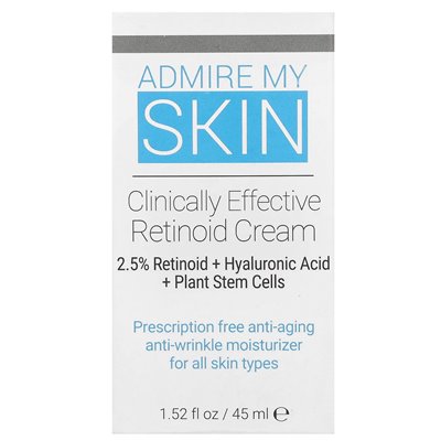 Podziwiaj moją skórę, klinicznie skuteczny krem retinoidowy, 1,52 Fl Oz (45 ml) Podziwiaj moją skórę, klinicznie skuteczny krem retinoidowy, 1,52 Fl Oz (45 ml)