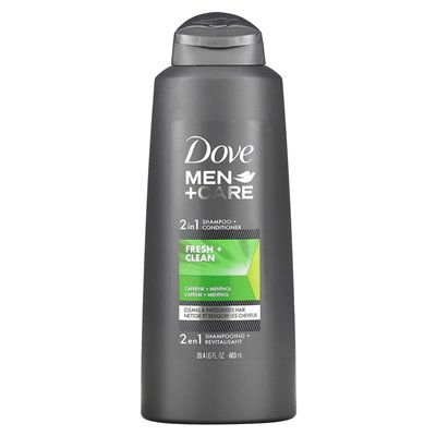 Dove, Men+Care, 2w1 Szampon + Odżywka, Świeży & Czysty, 20,4 fl oz (603 ml) Dove, Men+Care, 2w1 Szampon + Odżywka, Świeży & Czysty, 20,4 fl oz (603 ml)