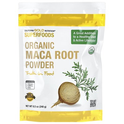 California Gold Nutrition, Superfoods, Organic Maca Root Powder, 8.5 oz (240 g)