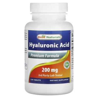 Best Naturals, Hyaluronsäure, 200 mg, 120 Tabletten