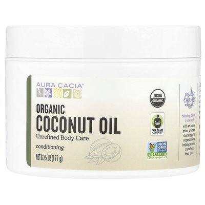 Aura Cacia, Bio-Kokosnussöl, 6,25 oz (177 g)