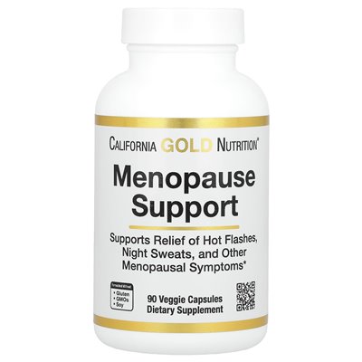 California Gold Nutrition, Menopause Support, Unterstützung bei den Wechseljahren, 90 vegetarische Kapseln