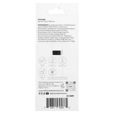 Billion Dollar Beauty Eyeliner, Black, 0.007 oz (0.2 g)