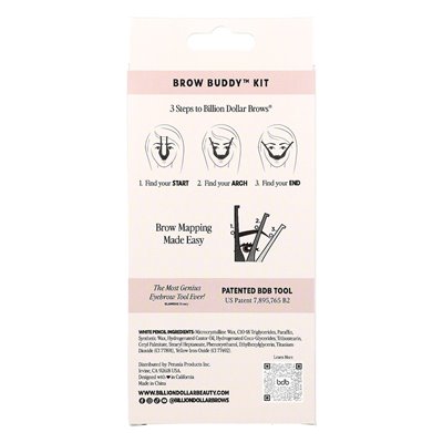 Billiard Dollar Beauty, Brow Buddy Set, 2-Piece Set