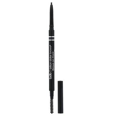 Beauty o wartości miliarda dolarów, brwi miliarda dolarów, brwi w punkcie: Micro Brow Pencil, Raven, 0,002 uncji (0,045 g)