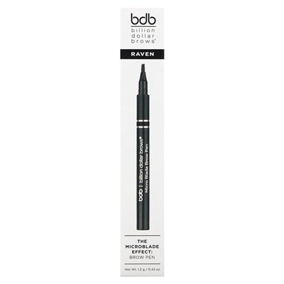 Beauty o wartości miliarda dolarów, brwi o wartości miliarda dolarów, efekt mikroblady, długopis, kruk, 0,42 uncji (1,2 g) Beauty o wartości miliarda dolarów, brwi o wartości miliarda dolarów, efekt mikroblady, długopis, kruk, 0,42 uncji (1,2 g)