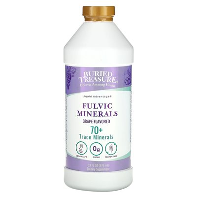 Pochowany skarb, minerały fulvic, winogrona, 33 fl oz (976 ml) Pochowany skarb, minerały fulvic, winogrona, 33 fl oz (976 ml)