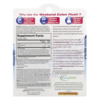 Applied Nutrition, Weekend Colon Flush®, 16 tabletek