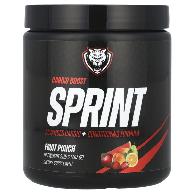 6.00 bieg, sprint, cardio doładowanie, Punch Fruit, 7,67 uncji (217,5 g)