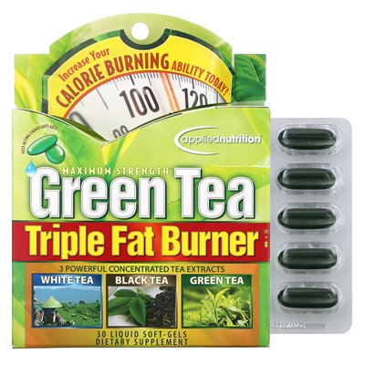 Applied nutrition, green tea burner, 30 liquid soft soft