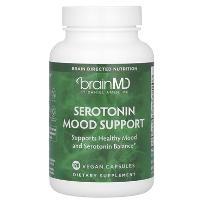 Brainmd, Serotonin-Stimmungsunterstützung, 120 vegane Kapseln