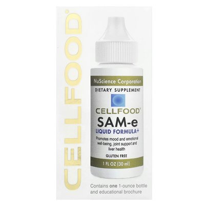 CellFood, płynna formuła SAM-E, 1 Fl Oz (30 ml)