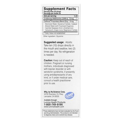 CellFood, płynna formuła SAM-E, 1 Fl Oz (30 ml)