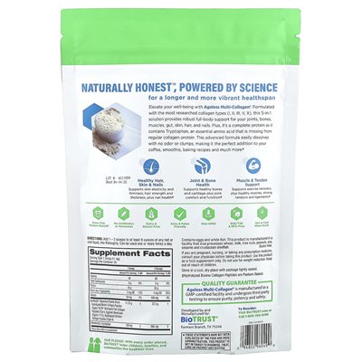 Biotrust, Ageless Multi-Collagen®, untested, 8.04 oz (228 g)