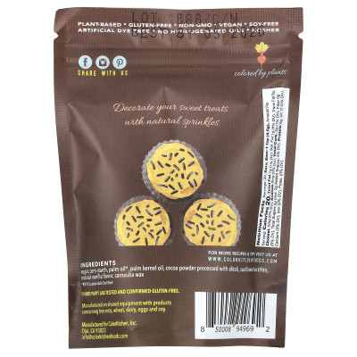 Colorkitchen, Cocoa Sprinkles, 3oz (85.05g)
