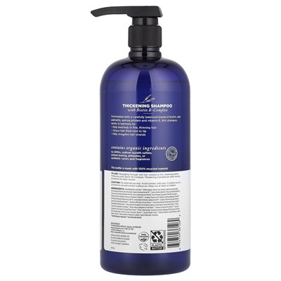 Avalon Organics, Pogrubiający Szampon, Biotyn B-Kompleks, 32 uncji (946 ml)
