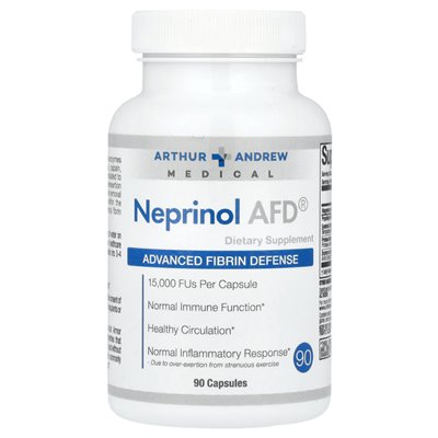Arthur Andrew Medical, Neprinol AFD®, Advanced Fibrin Defense, 90 kapsułek Arthur Andrew Medical, Neprinol AFD®, Advanced Fibrin Defense, 90 kapsułek