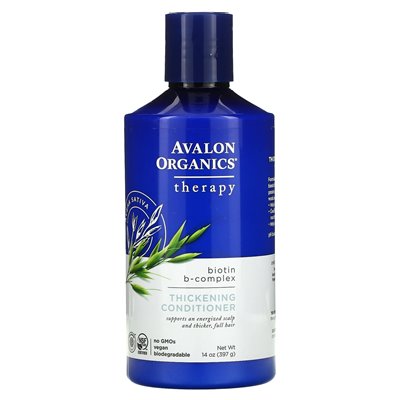 Avalon Organics, Grustening Conditioner, Biotyna B-Complex, 14 uncji (397 g)