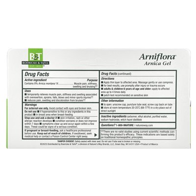 Bolericke & Tafel, Arniflorar® Arnica Mild Gel, 2.75 oz (78 g)