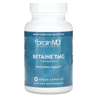 Brainmd, Betaine TMG, 60 wegańskich kapsułek