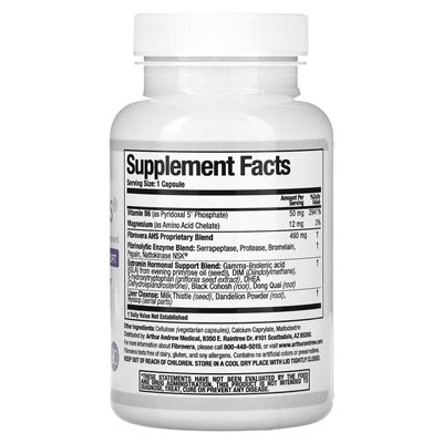 Arthur Andrew Medical, Fibrovera AHS, Advanced Hormonal Support, 90 kapsułek Arthur Andrew Medical, Fibrovera AHS, Advanced Hormonal Support, 90 kapsułek