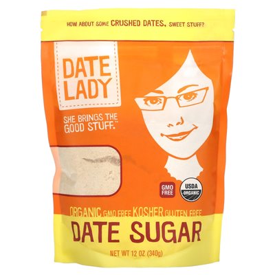 Mrs. Date, Dattelzucker, 12 Unzen (340 G) Mrs. Date, Dattelzucker, 12 Unzen (340 G)