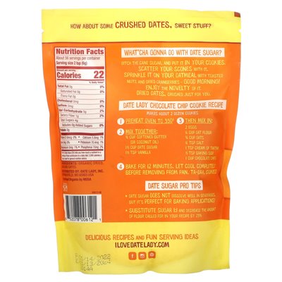 Mrs. Date, Dattelzucker, 12 Unzen (340 G) Mrs. Date, Dattelzucker, 12 Unzen (340 G)