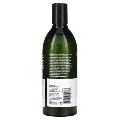 Avalon Organics, Bath &amp Shower Gel, Revitalizing Peppermint, 12 Fl Oz (355 ml)