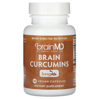 Brainmd, Brain Curcumins, 30 vegane Kapseln