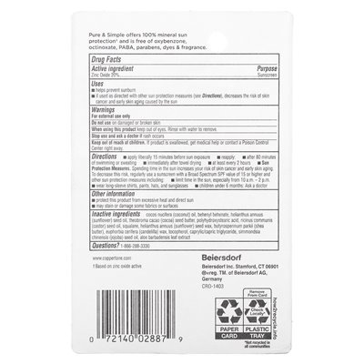 Coppertone, Pure & Simple, Kids, Sunscreen Stick, SPF 50, Cocoa Butter, 0.49 oz (13.9 g) Coppertone, Pure & Simple, Kids, Sunscreen Stick, SPF 50, Cocoa Butter, 0.49 oz (13.9 g)