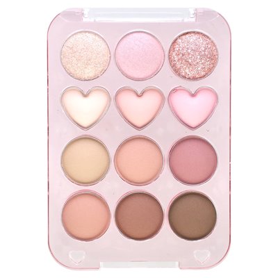 Colorgram, paleta cieni do powiek pinowych, 02 Pink + Mauve  miłość, 0,34 uncji (9,9 g)