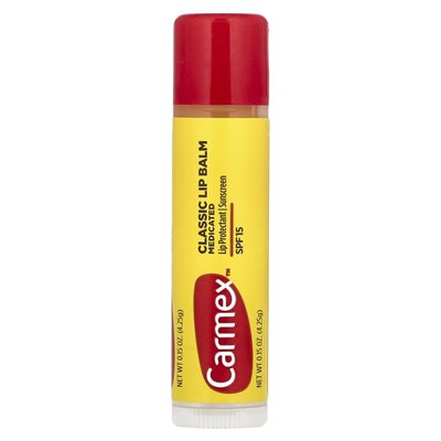 Carmex, Klasyczny Balsam do Ust, Lekko Znieczulony, SPF 15, 0.15 uncji (4.25 g)