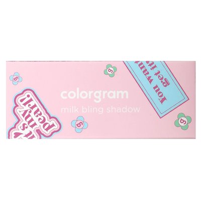 Colorgram, Milk Bling Shadow, 12 kolibry koralowca, 0,11 uncji (3,2 g)