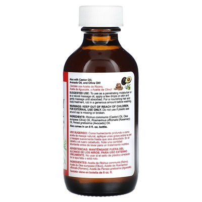 De la Cruz, Rosemary, Hair &amp Skin Oil, 2 Fl Oz (59 ml)