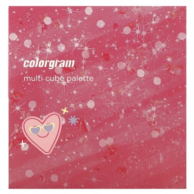 Colorgram, Multi Cube Palette, 02 Romantic Cube, 0,26 uncji (7,5 g)