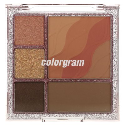 Colorgram, Multi Cube Palette, 02 Romantic Cube, 0,26 uncji (7,5 g)
