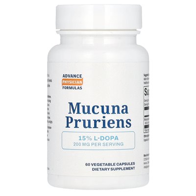 Advance Physician Formula, Mucuna pruriens, 200 mg, 60 vegetable capsules Advance Physician Formula, Mucuna pruriens, 200 mg, 60 vegetable capsules