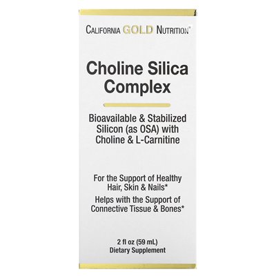 California Gold Nutrition, Cholin-Siliziumdioxid-Komplex, 2 Fl Oz (59 ml)