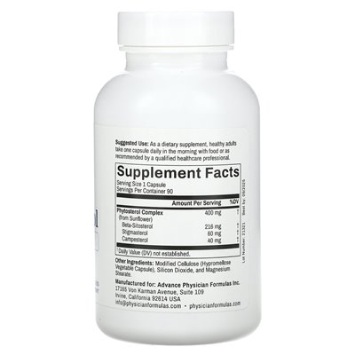 Doctors Advance Formulas, Beta-Sitosterol, 90 Veg Capsules