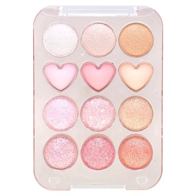 Colorgram, Pin-Lidschattenpalette, 04 Bright + Cool Love, 0,32 oz (9,1 g)