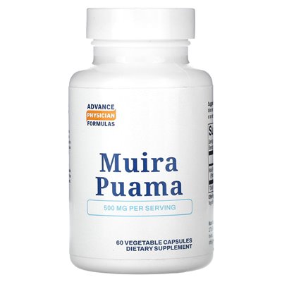 Advance Physicians Formulas, Muira Puama, 500 mg, 60 Gemüsekapseln