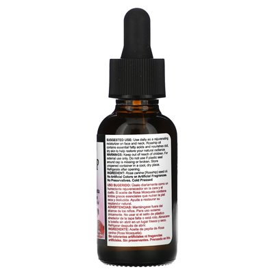 De la Cruz, Hagebuttenöl, verjüngende Feuchtigkeitscreme fürs Gesicht, 1 fl oz (30 ml)