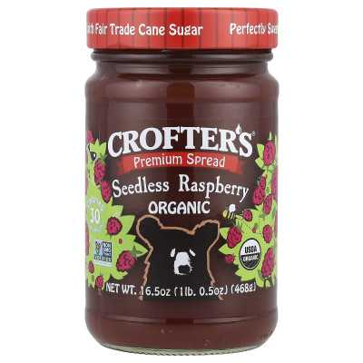 Crofter's Organic Premium Spread, Seedless Raspberry, 16.5 oz (468 g)