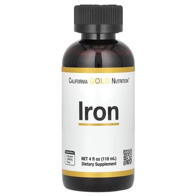 California Gold Nutrition, Eisen, 4 Fl Oz (118 ml)