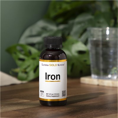 California Gold Nutrition, Iron, 4 Fl Oz (118 ml)