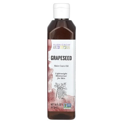 Aura Cacia, olej do pielęgnacji skóry, winogrona, 16 fl oz (473 ml)