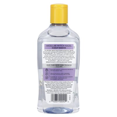 Dickinson Brands, Original Witch Hazel, micelarna wiedźma hazel do zmywacza makijażu, alkohol i zapach, 16 fl oz (473 ml) Dickinson Brands, Original Witch Hazel, micelarna wiedźma hazel do zmywacza makijażu, alkohol i zapach, 16 fl oz (473 ml)