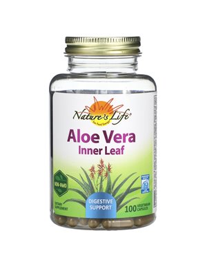 Nature's Herbs, Aloe Vera, Inner Stem, 100 Vegetarian Capsules Nature's Herbs, Aloe Vera, Inner Stem, 100 Vegetarian Capsules
